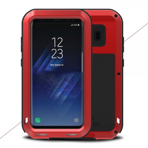 Powerful Case till Samsung Galaxy S8 Super GUARD Cover Stötsäkert Rød