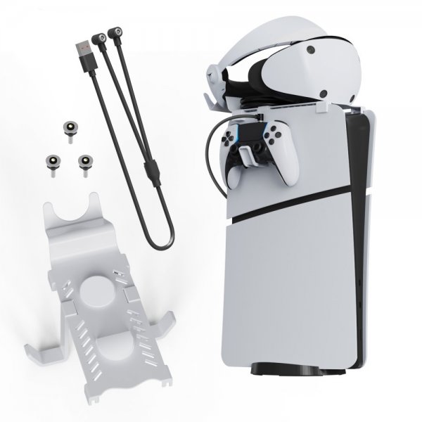 PS5/PS5 Slim opladerstation til VR2/DualSense controllere