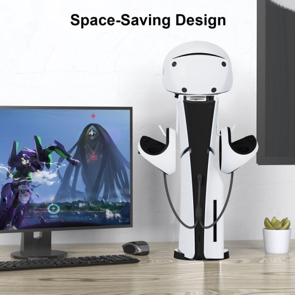 PS5/PS5 Slim opladerstation til VR2/DualSense controllere