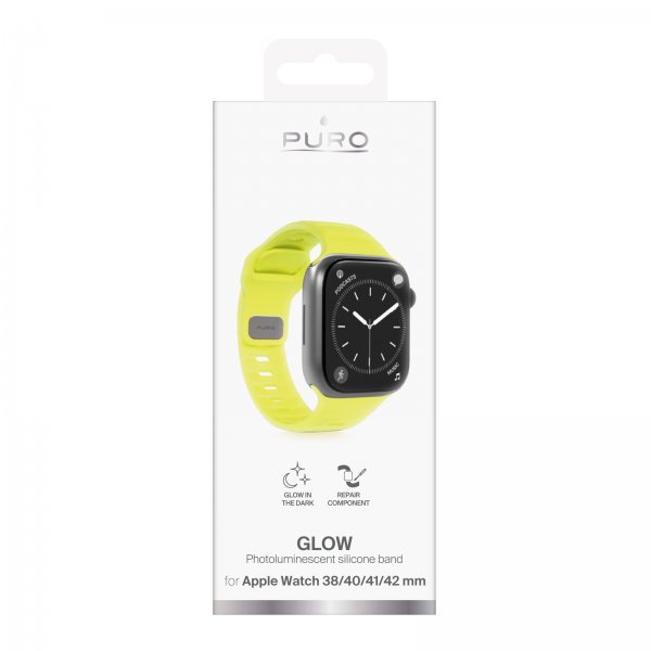 Apple Watch 38/40/41/42mm Armbånd Glow Gul