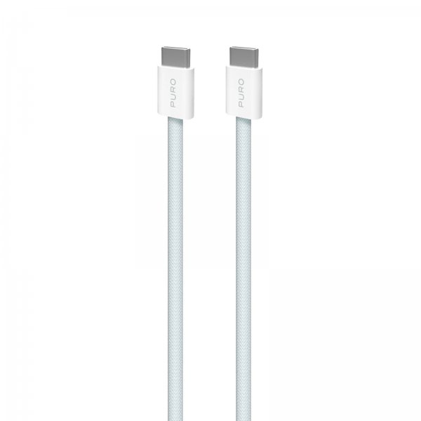 Kabel Fabrik 2.0 60W USB-C til USB-C 1.5m Lyseblå