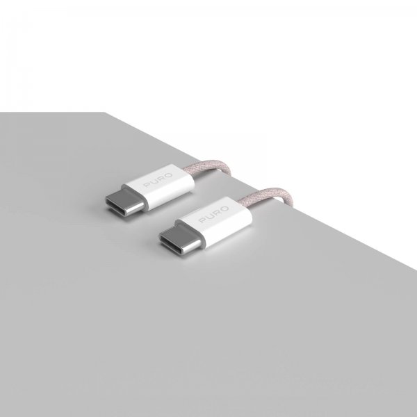 Kabel Fabrik 2.0 60W USB-C til USB-C 1.5m Lyserød