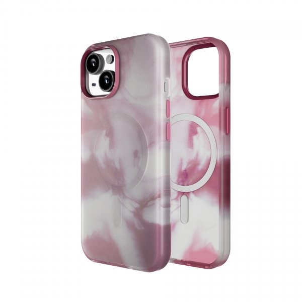 iPhone 15 Cover Aqua Lyserød