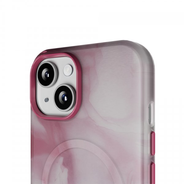 iPhone 15 Cover Aqua Lyserød