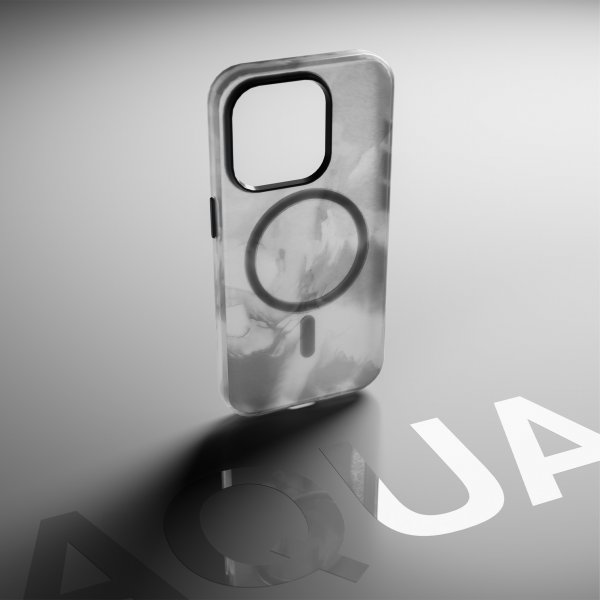 iPhone 15 Pro Cover Aqua Sølv