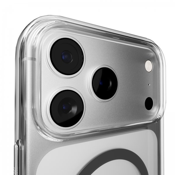 iPhone 17 Pro Cover Lite Mag Transparent Grå