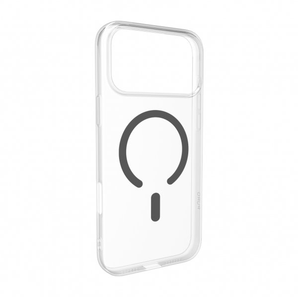 iPhone 17 Pro Cover Lite Mag Transparent Grå