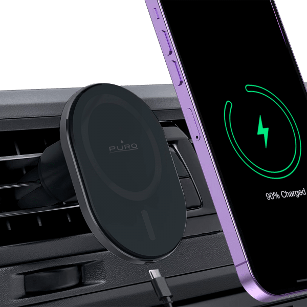 Bilholder Mag Pro 15W MagSafe Sort