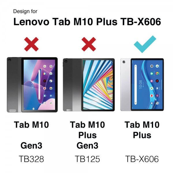 Lenovo Tab M10 Plus TB-X606F Cover Rainproof Rugged Case Hand Strap Kickstand