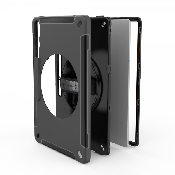 Samsung Galaxy Tab S9 Ultra Cover Rainproof Rugged Case Hand Strap Kickstand