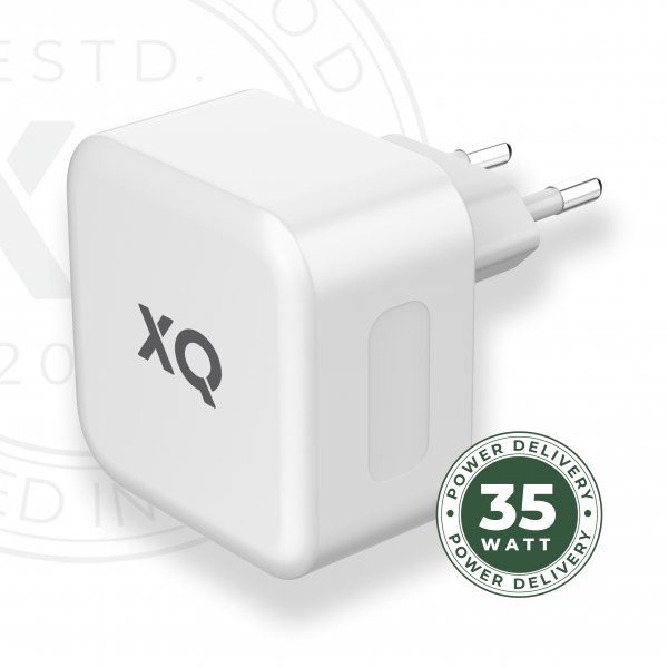 Oplader 35W 2xUSB-C GaN Wall Charger
