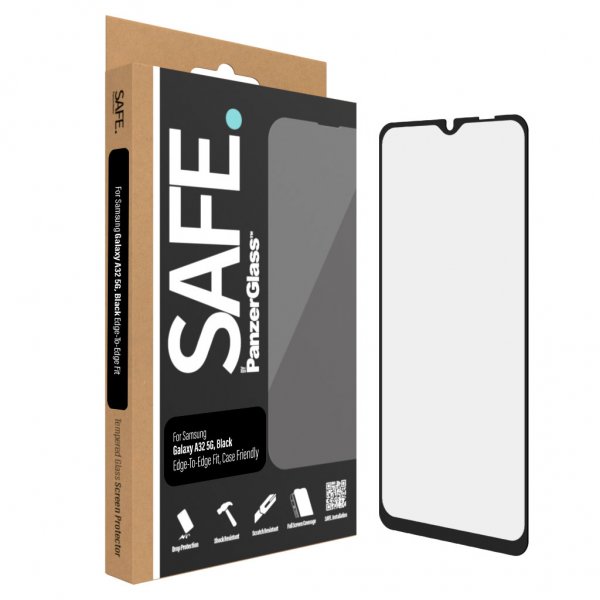 Samsung Galaxy A32 5G Skärmskydd Edge-to-Edge Fit Case Friendly
