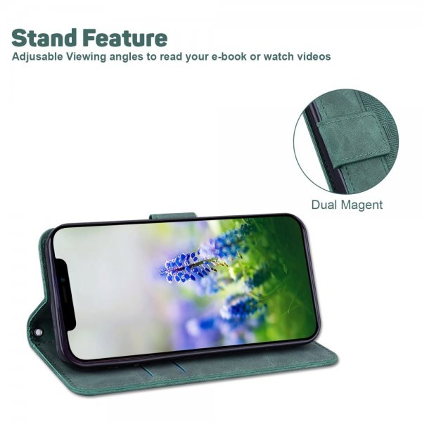 Samsung Galaxy A03 Etui Mønster Grøn