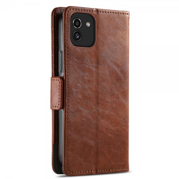 Samsung Galaxy A03 Etui Stripe Brun