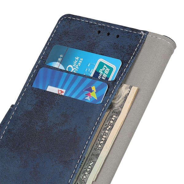 Samsung Galaxy A03 Etui Vintage Blå