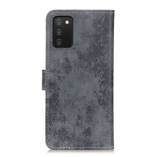 Samsung Galaxy A03s Etui Vintage Grå
