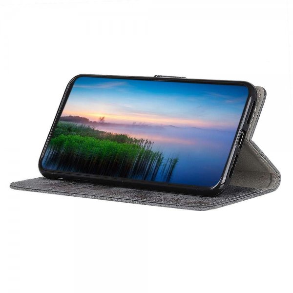 Samsung Galaxy A03s Etui Vintage Grå