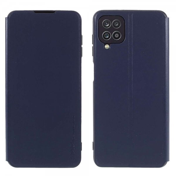 Samsung Galaxy A12 Etui Stativfunktion Blå