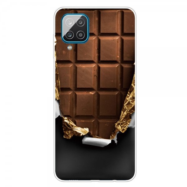 Samsung Galaxy A12 Cover Motiv Chokolade