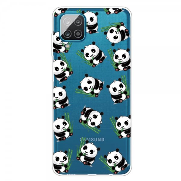 Samsung Galaxy A12 Cover Motiv Panda och Bambu