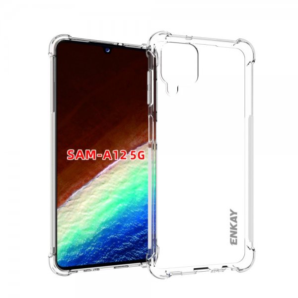 Samsung Galaxy A12 Cover Transparent Klar