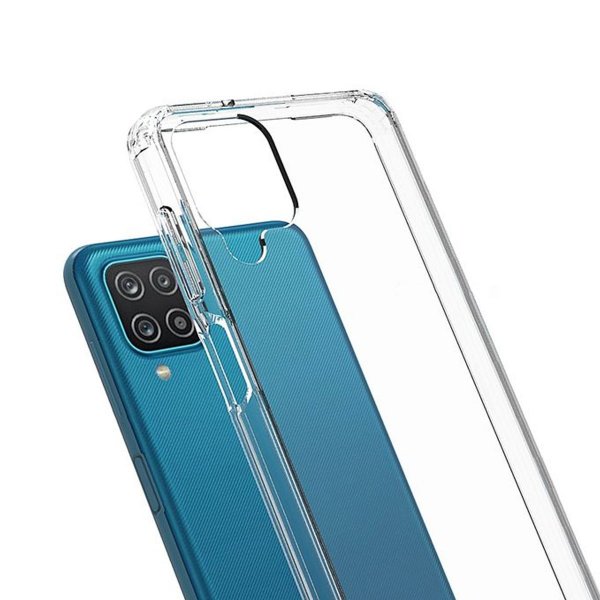 Samsung Galaxy A12 Cover Stødabsorberende Transparent