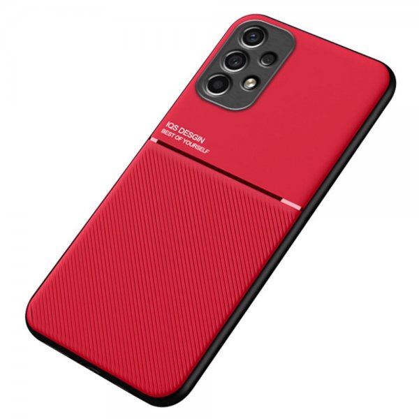 Samsung Galaxy A13 4G Cover med Metalplade Rød