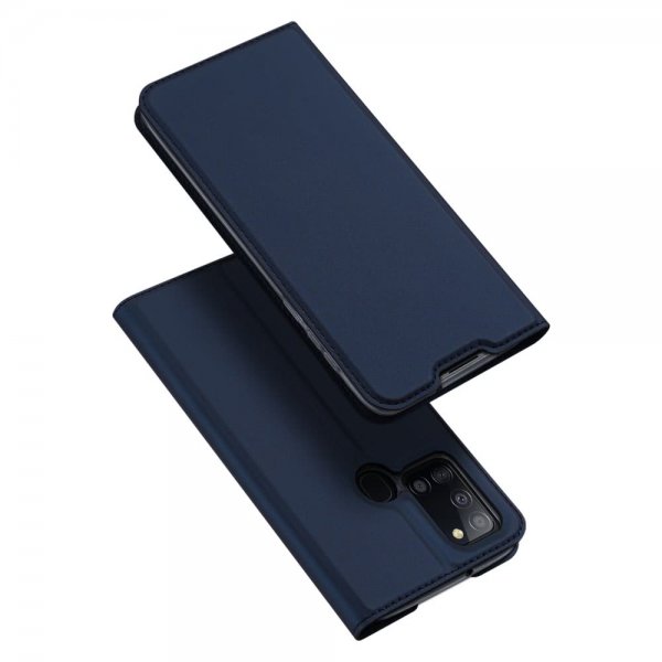Samsung Galaxy A21s Etui Skin Pro Series Mørkeblå