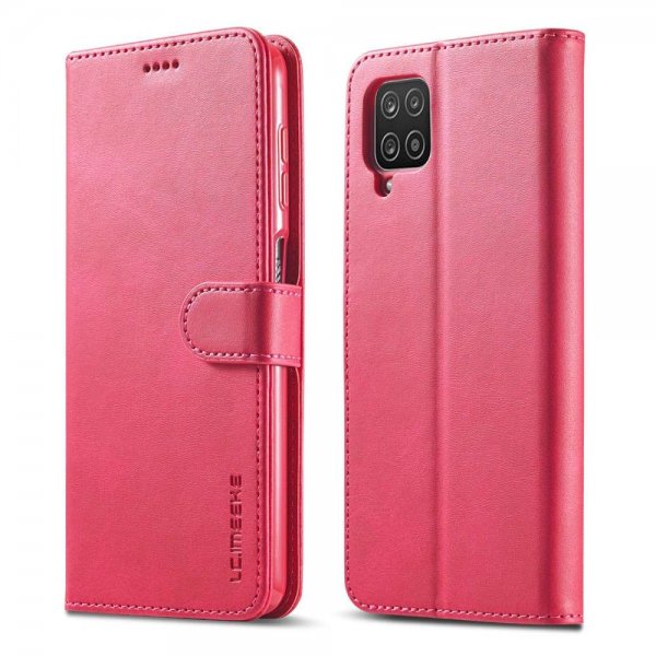 Samsung Galaxy A22 4G Etui med Kortholder Rød