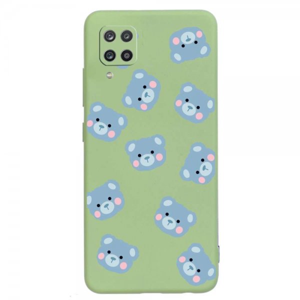Samsung Galaxy A22 4G Cover Teddybjørne Grøn