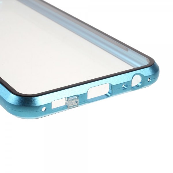 Samsung Galaxy A22 5G Cover 360 Hærdet glas Blå