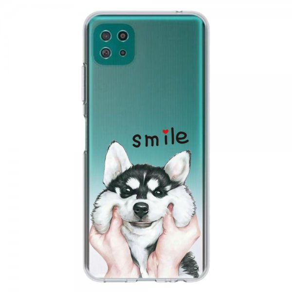 Samsung Galaxy A22 5G Cover Motiv Husky Smile