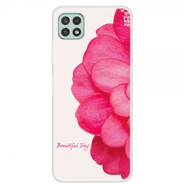 Samsung Galaxy A22 5G Cover Motiv Stilfuld Blomst