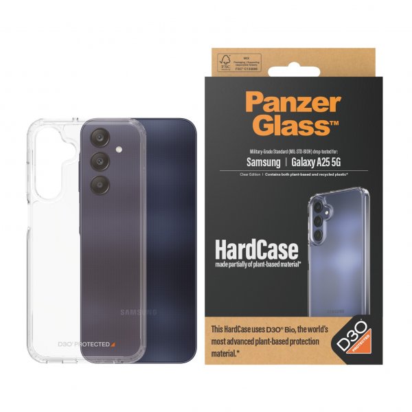 Samsung Galaxy A25 Cover HardCase D3O Transparent