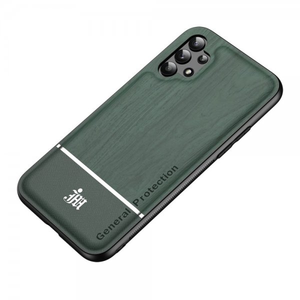 Samsung Galaxy A32 5G Cover Trætekstur Grøn