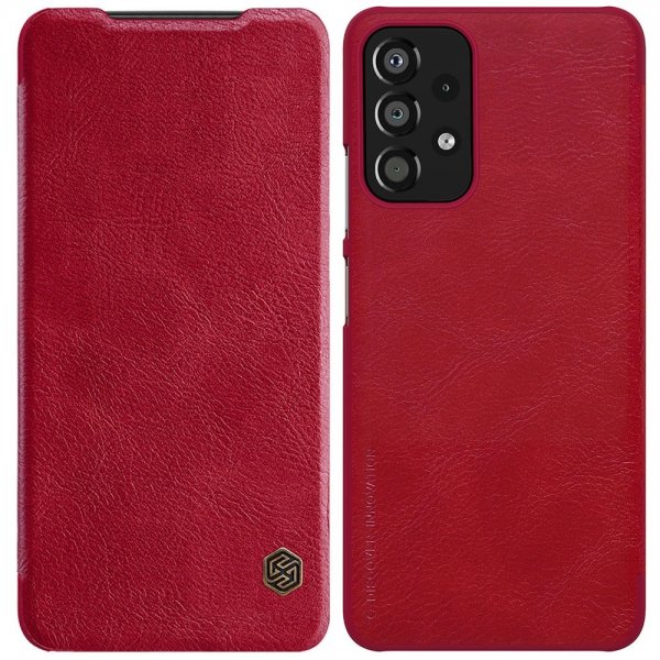 Samsung Galaxy A33 5G Etui Qin Series Rød