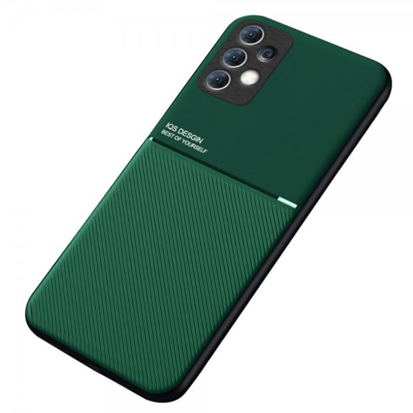 Samsung Galaxy A33 5G Cover med Metalplade Grøn