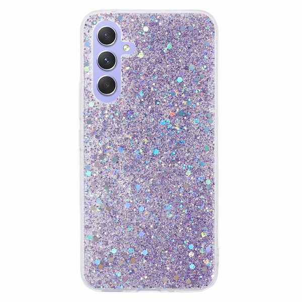 Samsung Galaxy A34 5G Cover Sparkle Series Lilac Purple