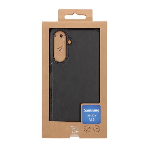 Samsung Galaxy A36 Etui 4 Kortholder Sort