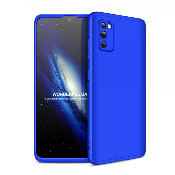 Samsung Galaxy A41 Cover Tredelt Blå