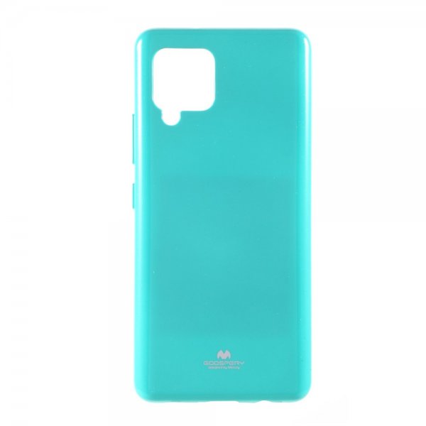 Samsung Galaxy A42 5G Cover Jelly Glitter Blå