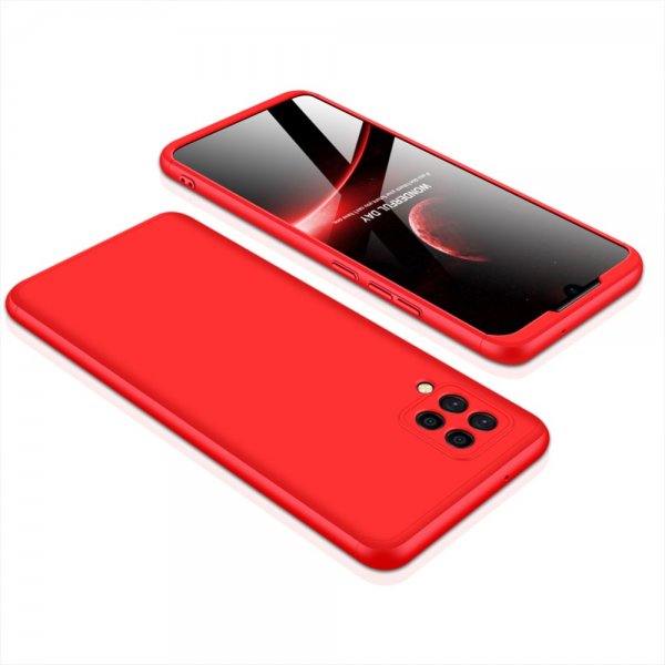 Samsung Galaxy A42 5G Cover Tredelt Rød