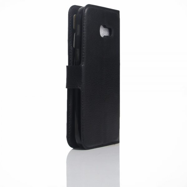 Samsung Galaxy A5 2017 Etui Litchi Sort