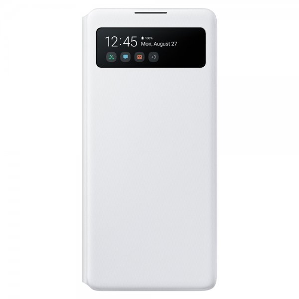 Original Galaxy A51 Etui S View Wallet Cover Hvid