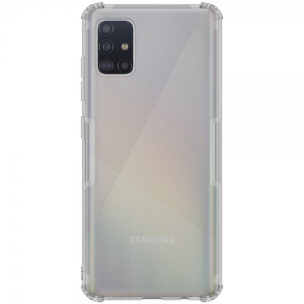 Samsung Galaxy A51 Cover Nature Series Transparent Grå