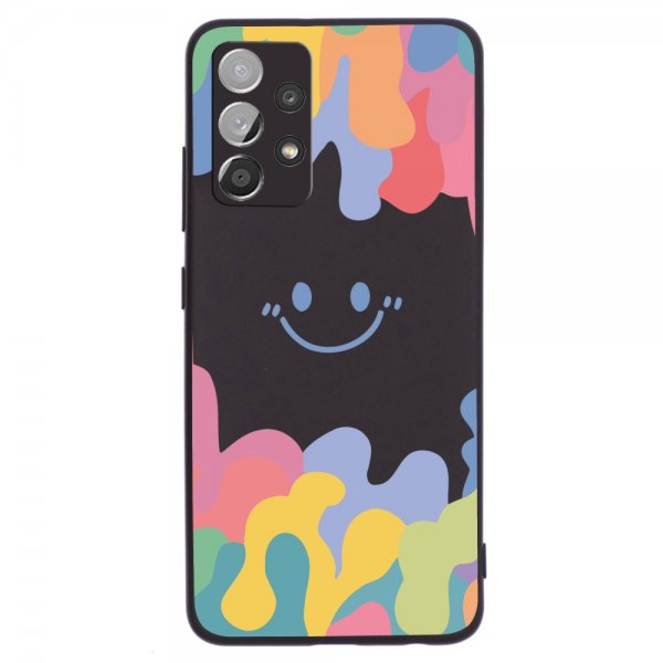 Samsung Galaxy A52/A52s 5G Cover Smiley Sort