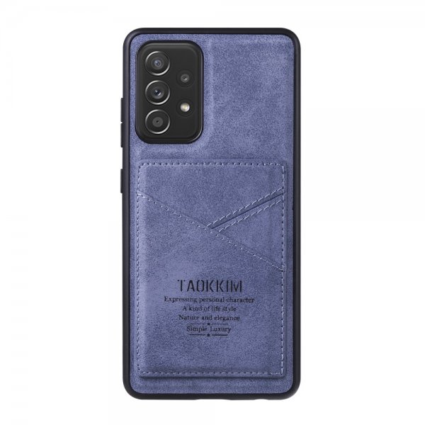 Samsung Galaxy A52/A52s 5G Cover Udfoldelig Kortholder Blå
