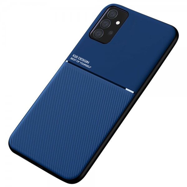 Samsung Galaxy A52/A52s 5G Cover med Metalplade Blå