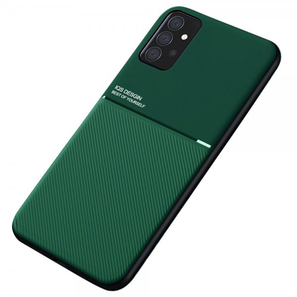 Samsung Galaxy A52/A52s 5G Cover med Metalplade Grøn