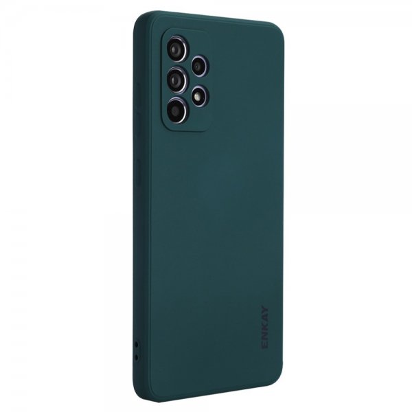 Samsung Galaxy A52/A52s 5G Cover Silikoni Mørkegrønn